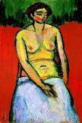 Alexej von Jawlensky Sitzender weiblicher Akt Spain oil painting artist